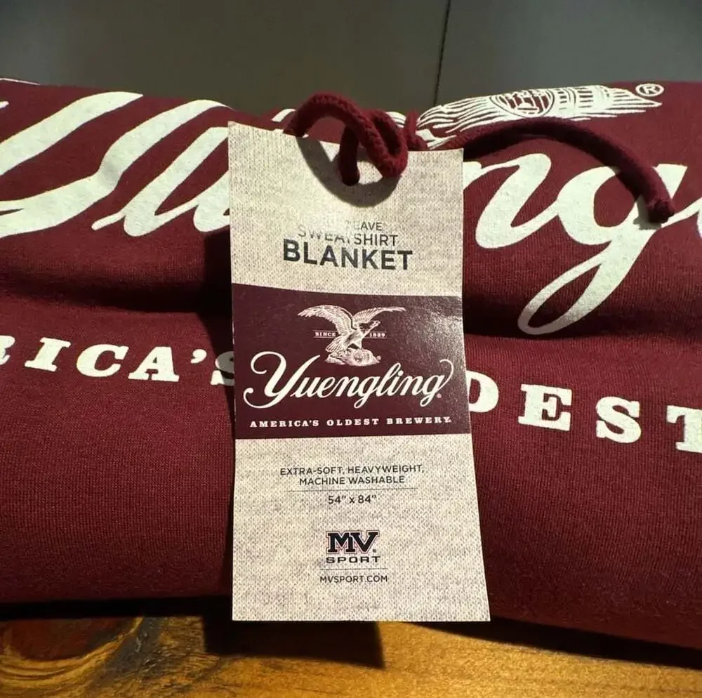 MV Sport Yuengling Sweatshirt Blanket 54
